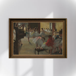 Edgar Degas - Dans Dersi Poster
