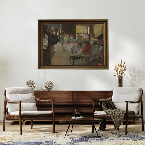 Edgar Degas - Dans Dersi Fine Art Baskı