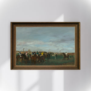 Edgar Degas - Yarışlar Poster