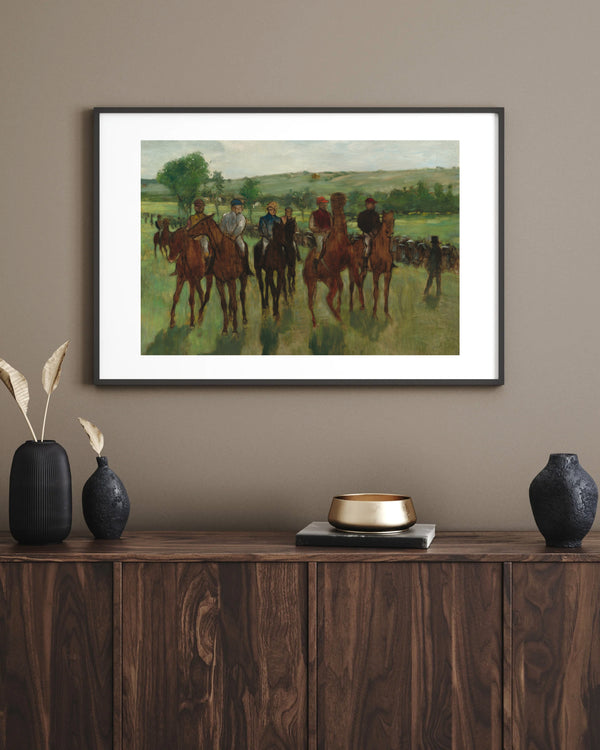 Edgar Degas - Biniciler Çerçeve