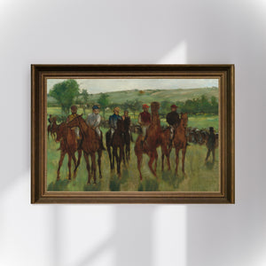 Edgar Degas - Biniciler Poster