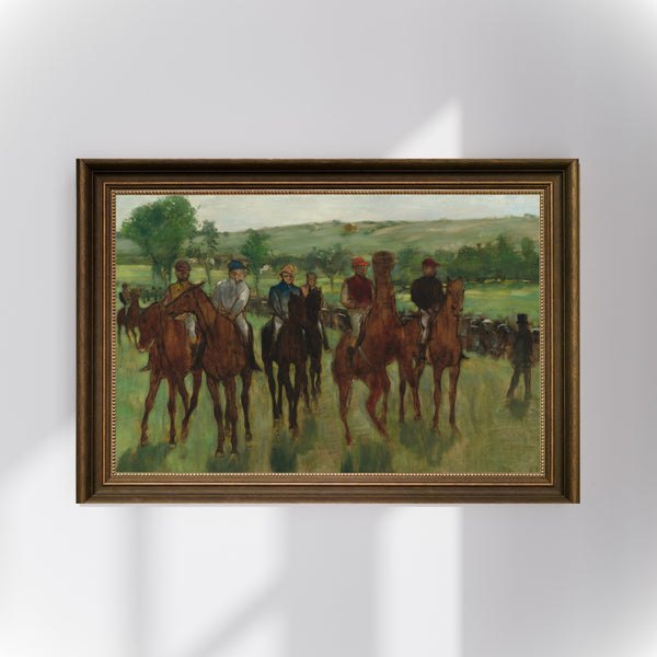 Edgar Degas - Biniciler Poster