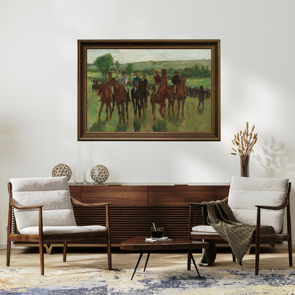 Edgar Degas - Biniciler Fine Art Baskı