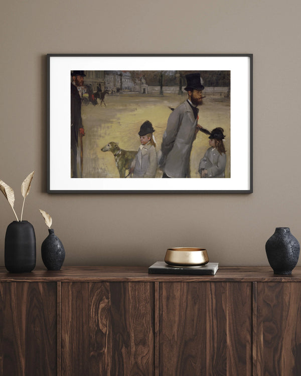 Edgar Degas – Concorde Meydanı çerçeve