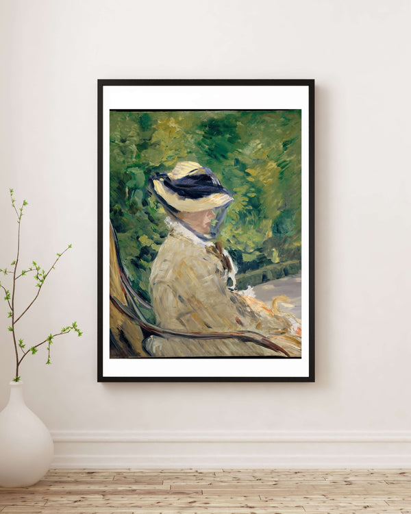 Édouard Manet - Madam Manet Fine Art Baskı
