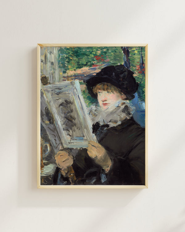 Édouard Manet - Okuyan Kadın fine art baskı