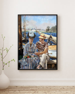 Édouard Manet - Argenteuil fine art baskı