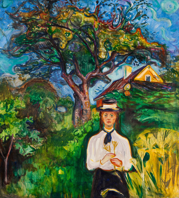 Edvard Munch - Elma Ağacının Altındaki Kız