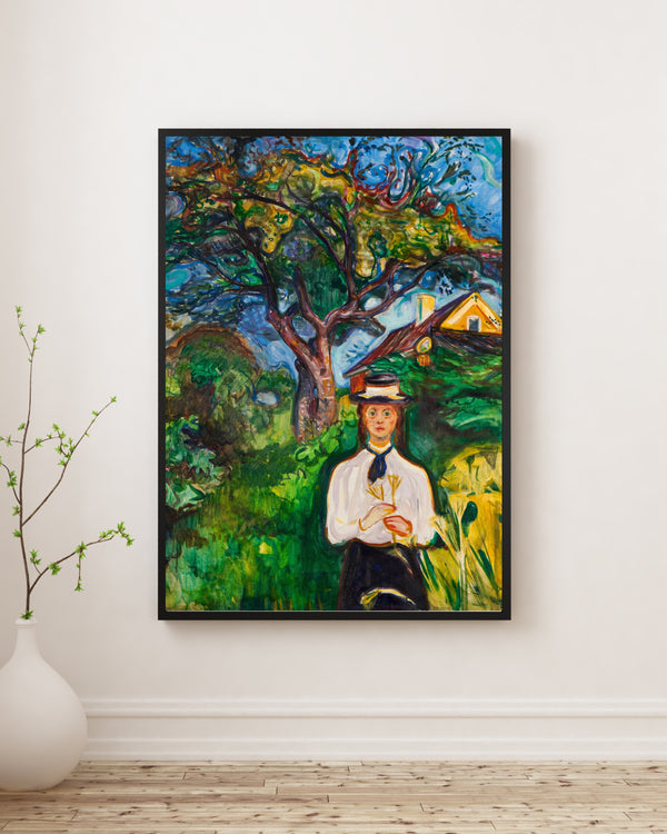 Edvard Munch - Elma Ağacının Altındaki Kız