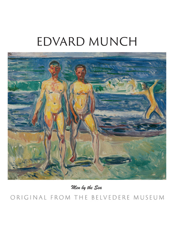 Edvard Munch-Deniz Başında Adamlar fineart baskı