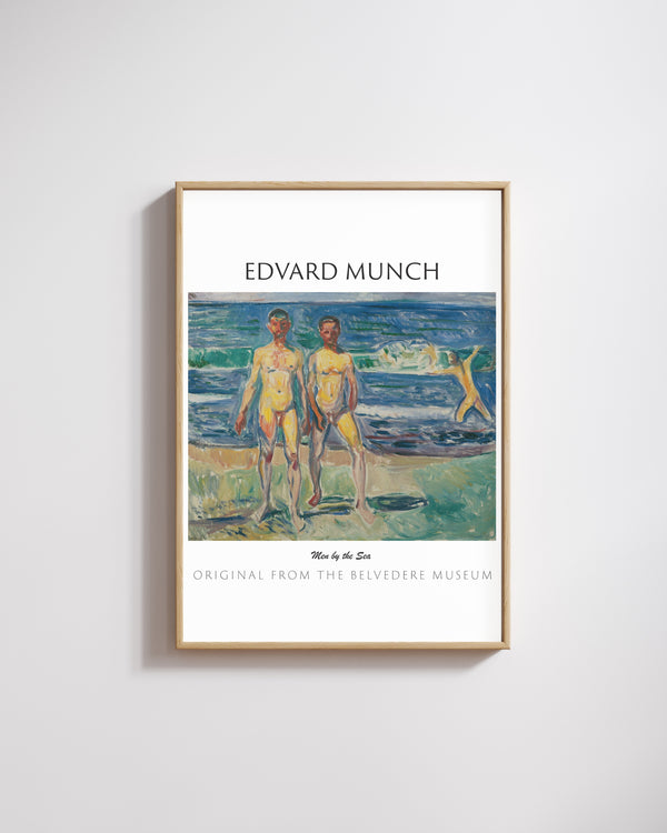 Edvard Munch-Deniz Başında Adamlar poster