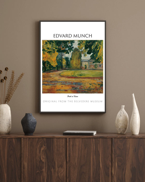 Edvard Munch-Kösen’deki Park çerçeve