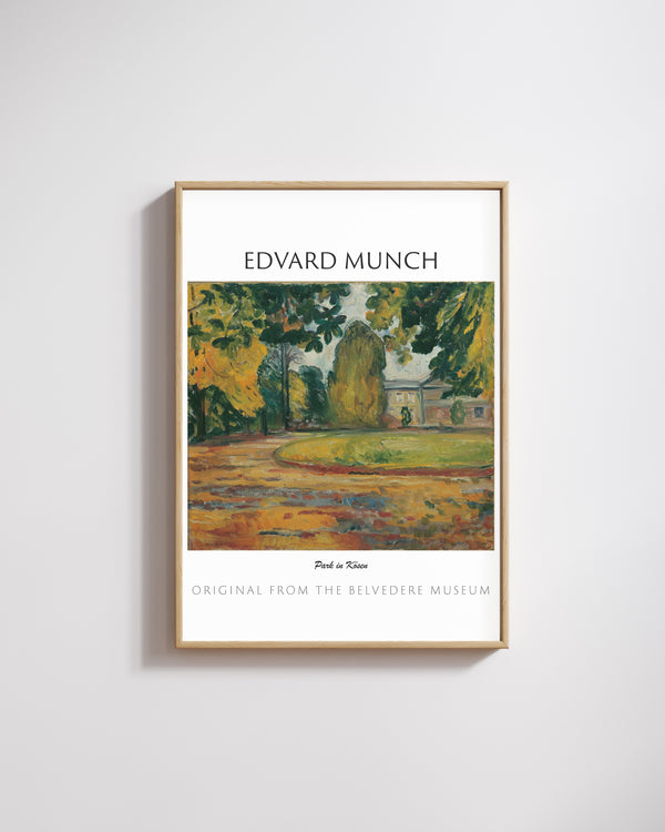 Edvard Munch-Kösen’deki Park poster