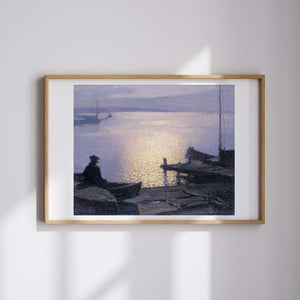 Edward Henry Potthast - Mystic Nehri Boyunca Fine Art Baskı