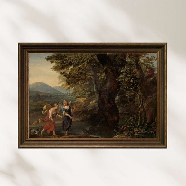Eglon van der Neer - Tobias ve Melek Poster
