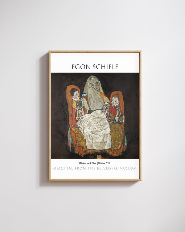 Egon Schiele-İki Çocuklu Anne (Anne III) poster