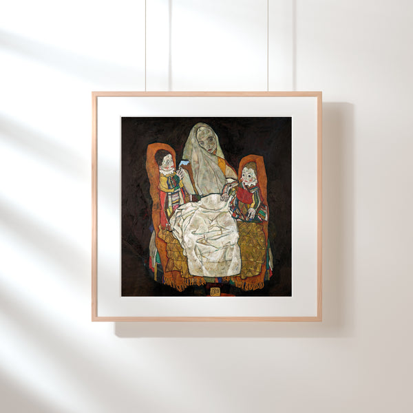 Egon Schiele-İki Çocuklu Anne (Anne III)