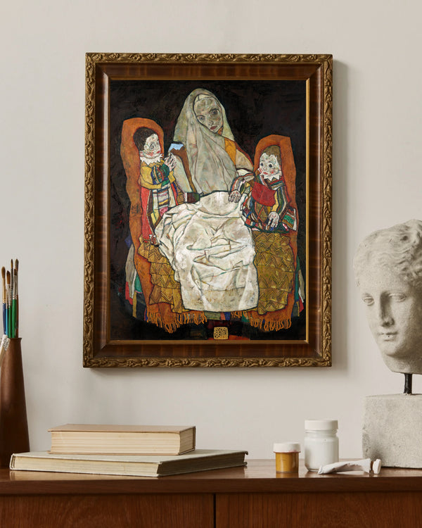 Egon Schiele-İki Çocuklu Anne (Anne III)