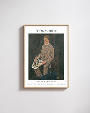 Egon Schiele-Dr. Franz Martin Haberditzl Portresi poster