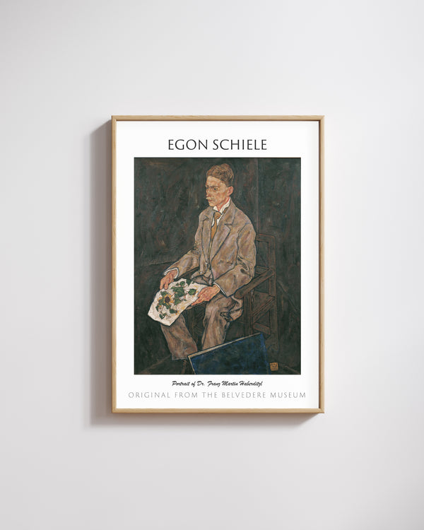 Egon Schiele-Dr. Franz Martin Haberditzl Portresi poster