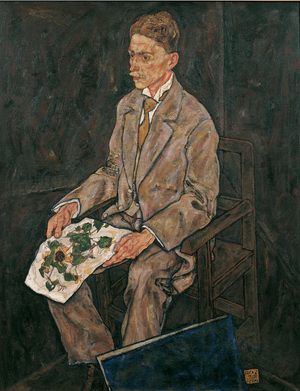 Egon Schiele - Dr. Franz Martin Haberditzl Portresi tablo