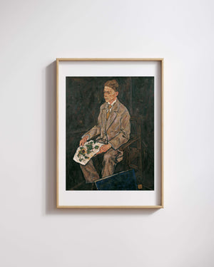 Egon Schiele - Dr. Franz Martin Haberditzl Portresi fine art baskı