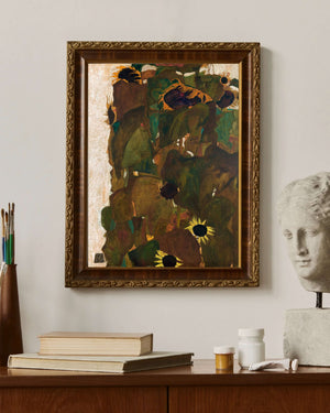 Egon Schiele - Ayçiçekleri I Fine Art Baskı