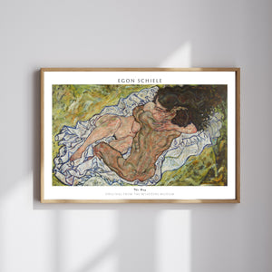 Egon Schiele-Sarılma poster