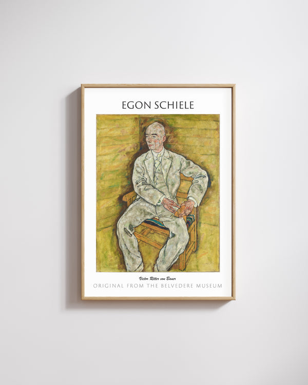 Egon Schiele-Viktor Ritter von Bauer’in Portresi portre
