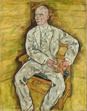 Egon Schiele - Viktor Ritter von Bauer’in Portresi tablo