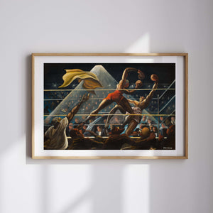 Göklerden Gelen Yumruk Fine Art Baskı