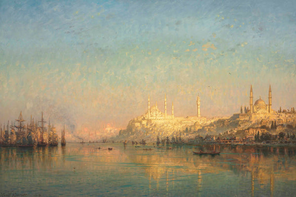 Ernst Karl Eugen Koerner - Haliç'e Bakış