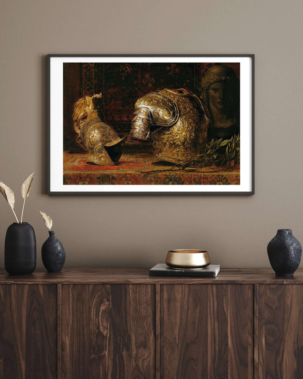 Ernst Klimt - Zırhlı Natürmort Fine Art Baskı