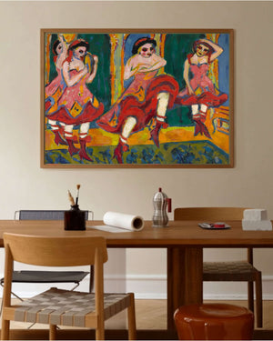 Ernst Ludwig Kirchner - Çardaş Dansçıları fine art baskı