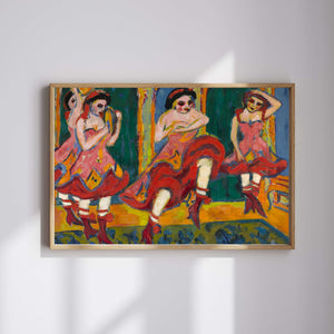 Ernst Ludwig Kirchner - Çardaş Dansçıları fine art baskı