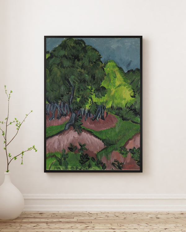 Ernst Ludwig Kirchner - Kestane Ağaçlı Manzara