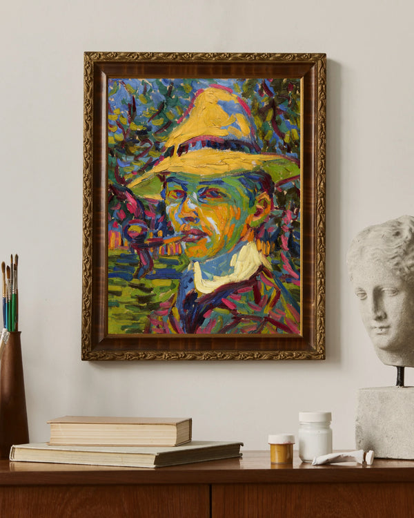 Ernst Ludwig Kirchner - Pipolu Otoportre