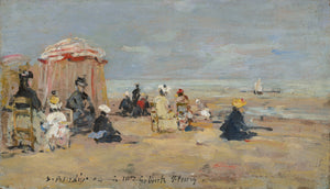 Eugène Boudin - Sahilde Tablo