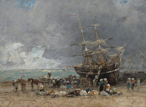 Eugène Boudin - Terre-Neuvier’in Dönüşü Tablo