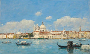 Eugène Boudin - Venedik - Büyük Kanal'ın Başlangıcı fine art baskı
