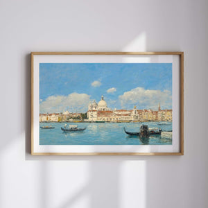 Eugène Boudin - Venedik - Büyük Kanal'ın Başlangıcı fine art baskı