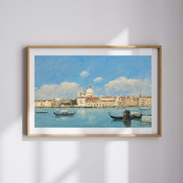 Eugène Boudin - Venedik - Büyük Kanal'ın Başlangıcı
