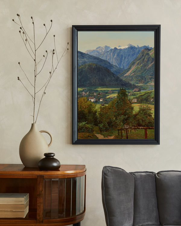 Ferdinand Georg Waldmüller-Sophien-Doppelblick Yakınından Dachstein Manzarası