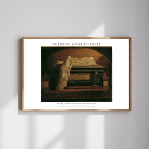 Friedrich Heinrich Füger-Augustin Kilisesi’nde Franz Anton Zauner’in İmparator II. Leopold’ün Mezar Anıtı poster