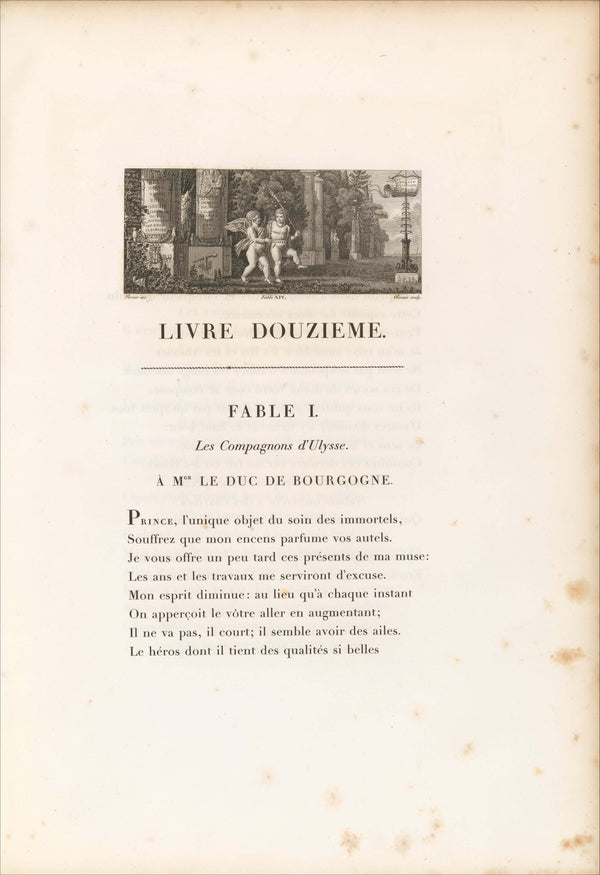 Jean de La Fontaine - Fabllar Fine Art Baskı