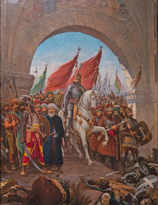 Fausto Zonaro - Fatih Sultan Mehmed’in İstanbul’a Girişi Tablo