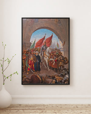Fausto Zonaro - Fatih Sultan Mehmed’in İstanbul’a Girişi Poster