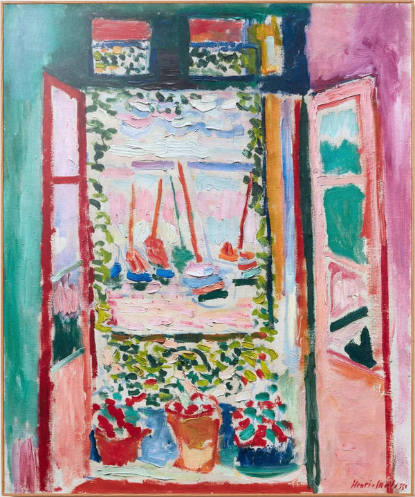 Henri Matisse - Collioure’da Açık Pencere Fine Art Baskı