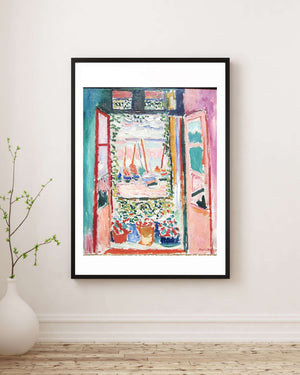 Henri Matisse - Collioure’da Açık Pencere Fine Art Baskı