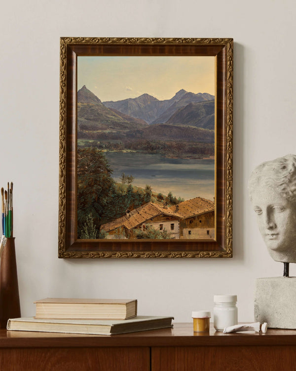 Ferdinand Georg Waldmüller - Wolfgangsee Fine Art Baskı